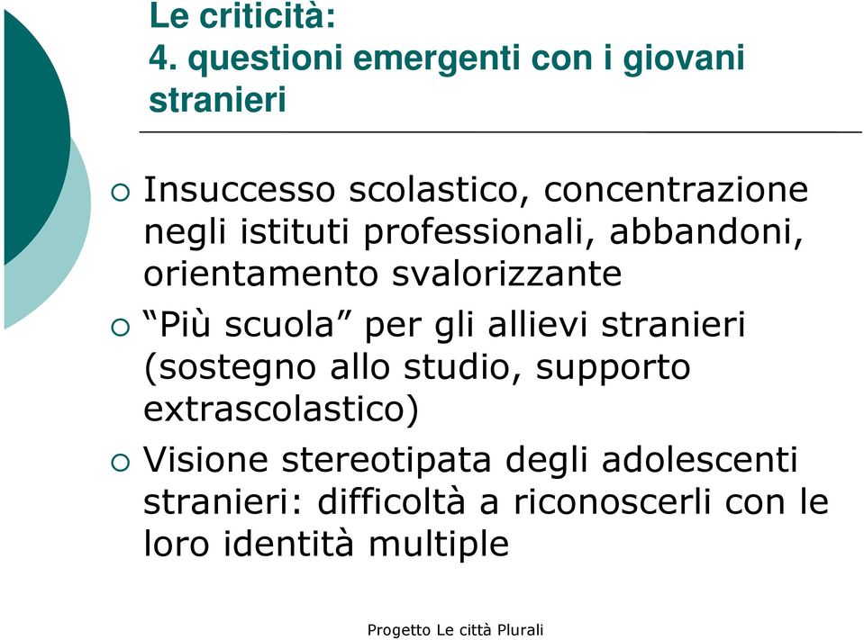 istituti professionali, abbandoni, orientamento svalorizzante Più scuola per gli allievi