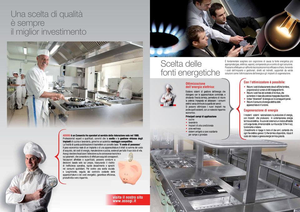 Possiamo effettuare un raffronto tecnico/economico efficace e chiaro, fornendo i costi dell impianto e gestionali, diretti ed indiretti, supportati da