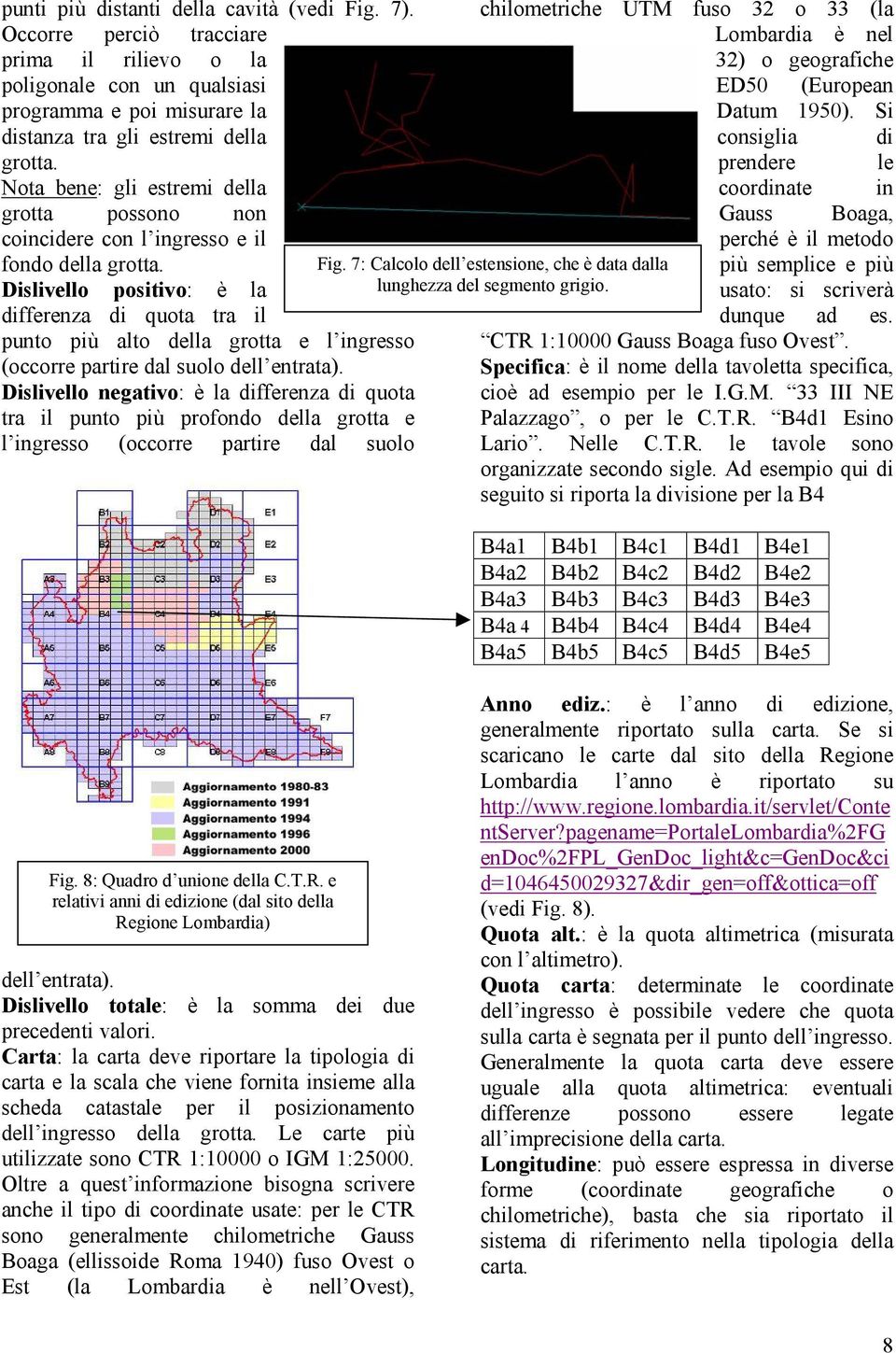 Dislivello positivo: è la differenza di quota tra il punto più alto della grotta e l ingresso (occorre partire dal suolo dell entrata).