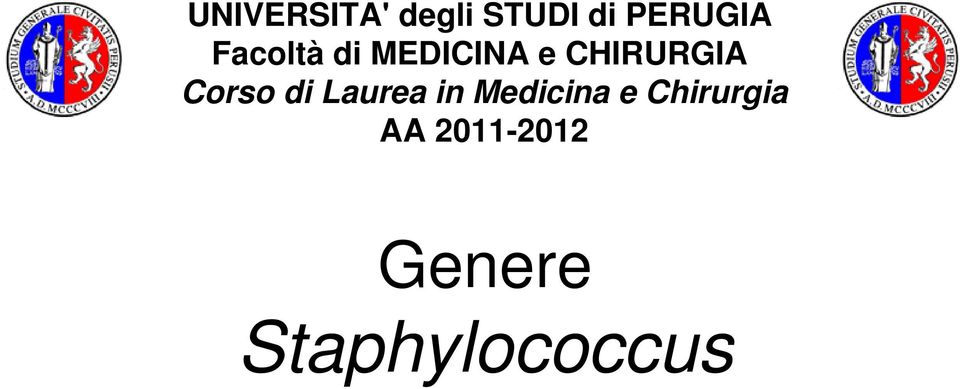 Corso di Laurea in Medicina e