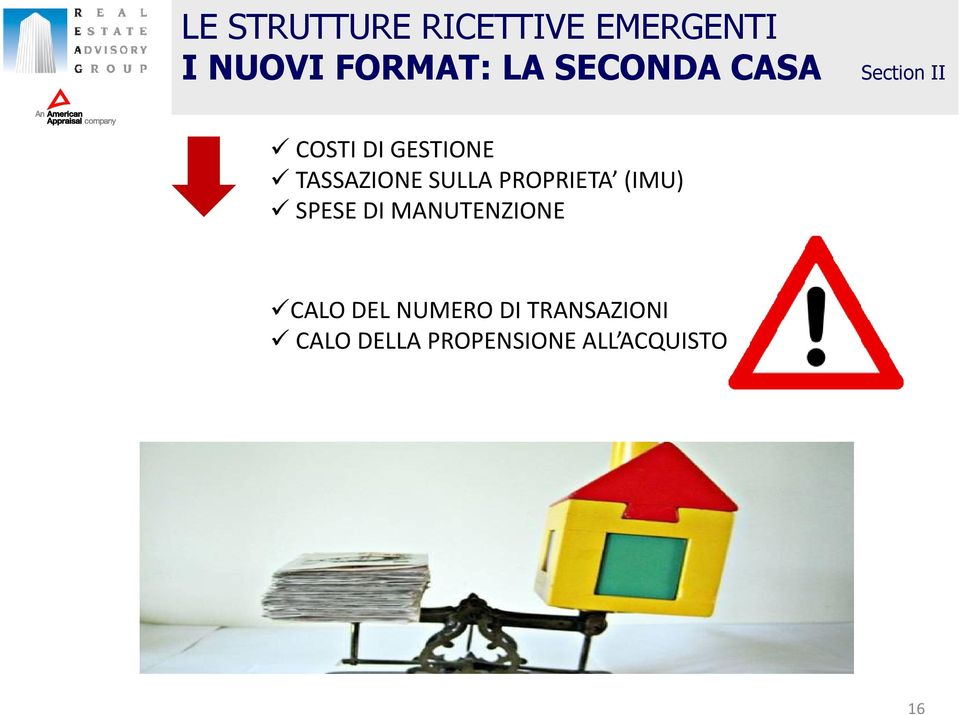 SULLA PROPRIETA (IMU) SPESE DIMANUTENZIONE CALO DEL