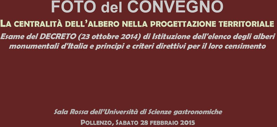 monumentali d'italia e principi e criteri direttivi per il loro censimento