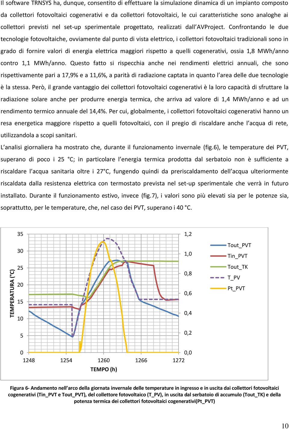 Confrontando le due tecnologie fotovoltaiche, ovviamente dal punto di vista elettrico, i collettori fotovoltaici tradizionali sono in grado di fornire valori di energia elettrica maggiori rispetto a