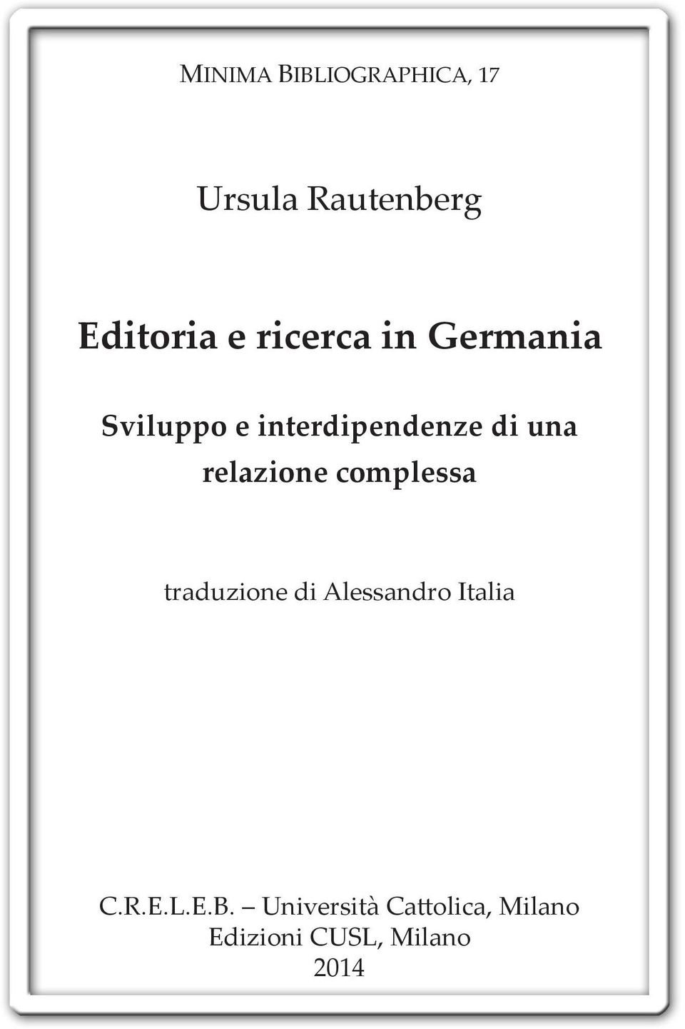 relazione complessa traduzione di Alessandro Italia C.R.E.