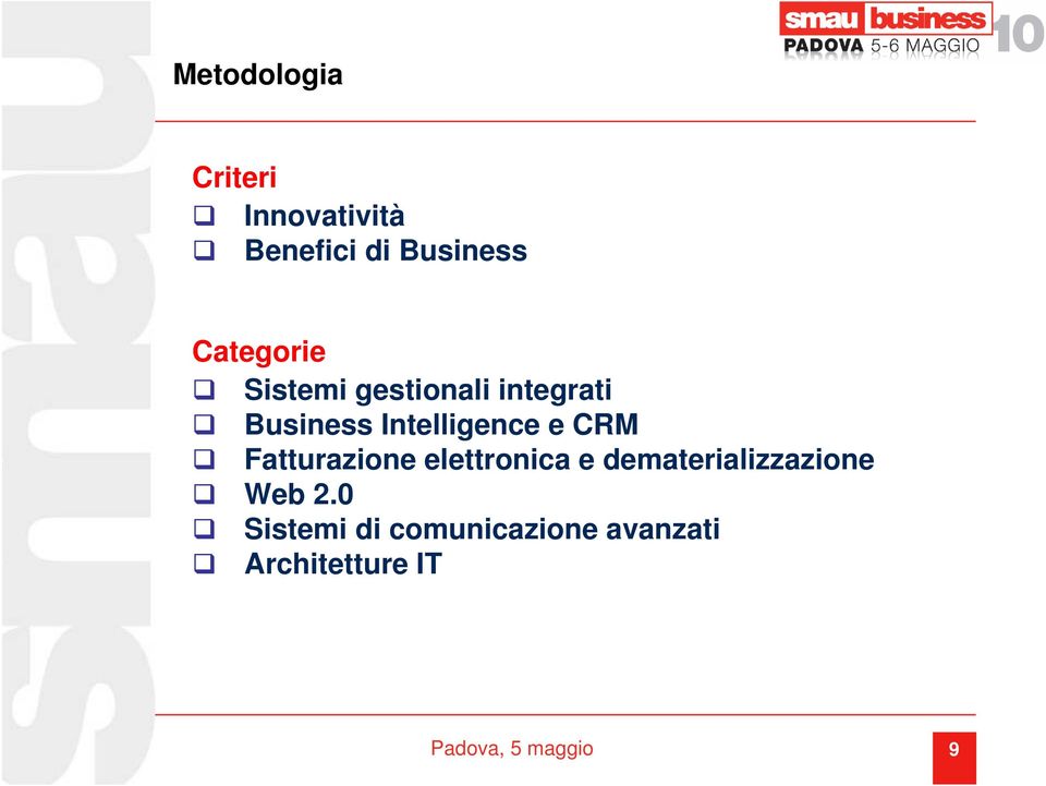 Intelligence e CRM Fatturazione elettronica e