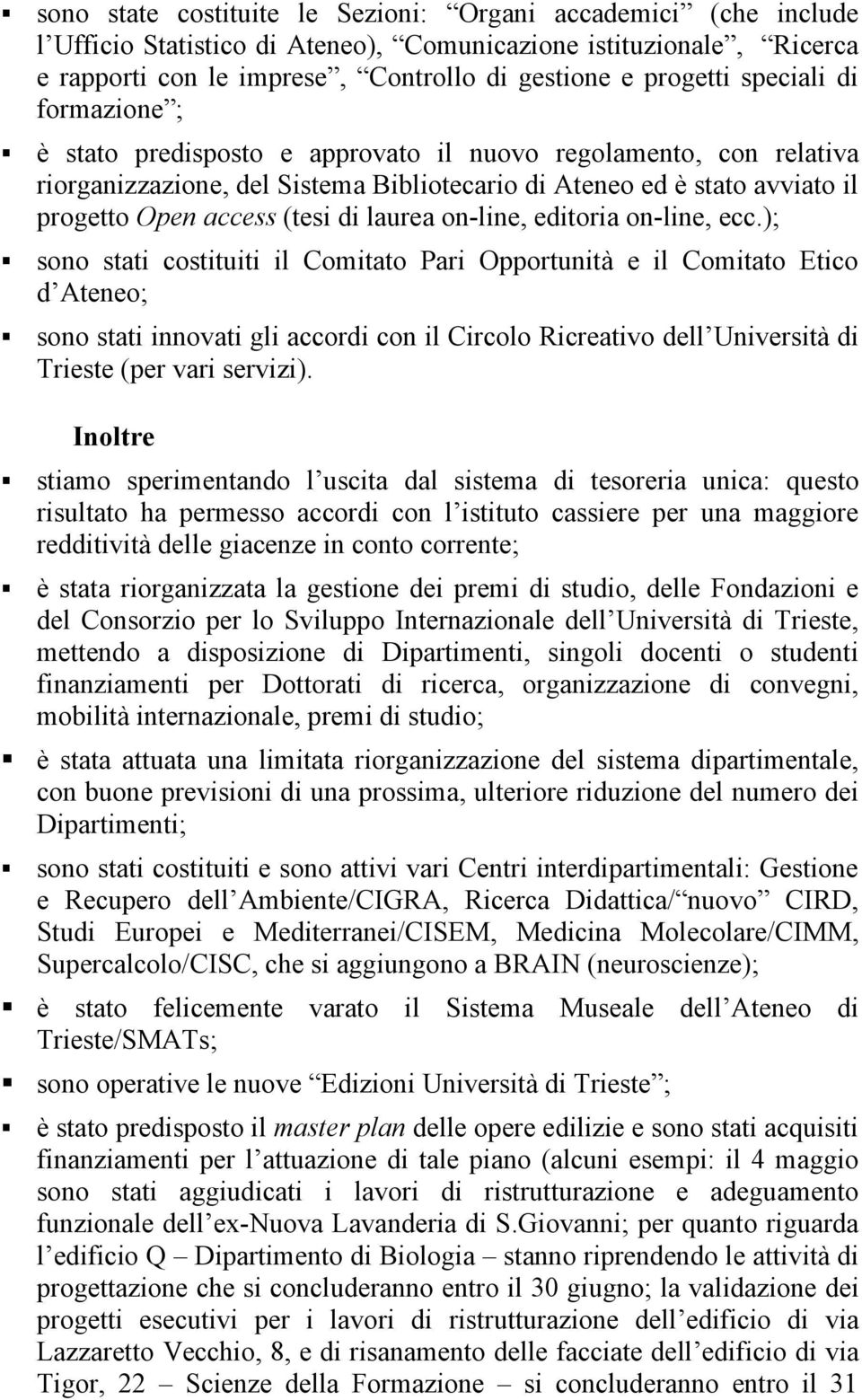 laurea on-line, editoria on-line, ecc.