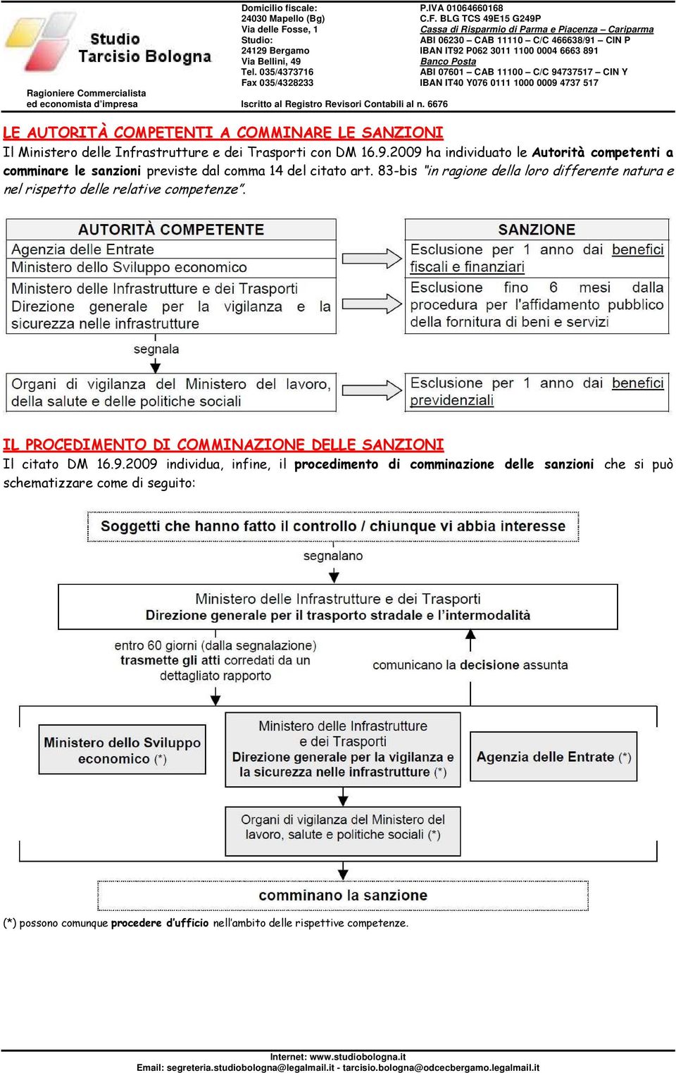 83-bis in ragione della loro differente natura e nel rispetto delle relative competenze.