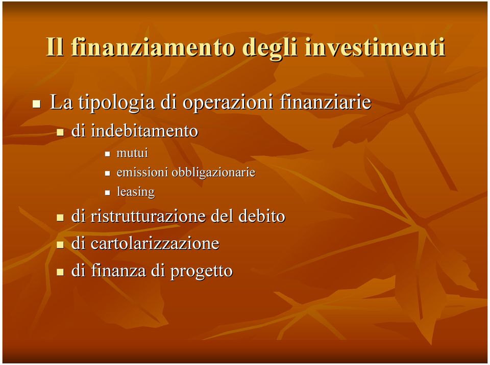 emissioni obbligazionarie leasing di