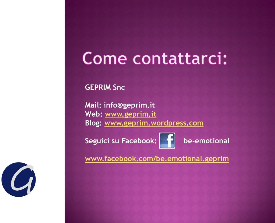 com Seguici su Facebook: