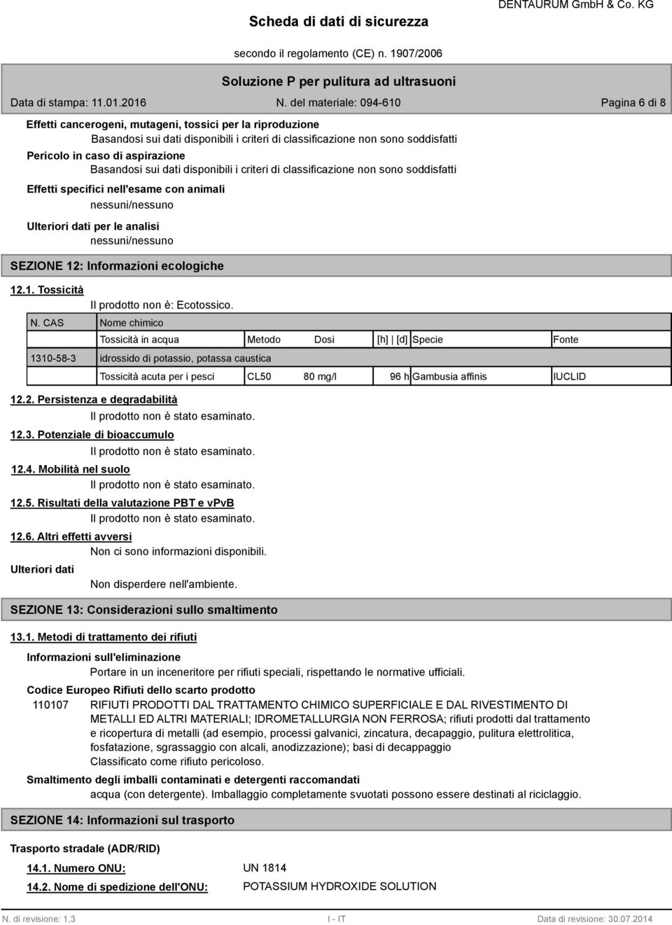 Informazioni ecologiche 12.