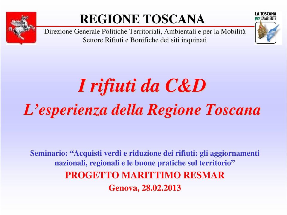 verdi e riduzione dei rifiuti: gli aggiornamenti nazionali, regionali e