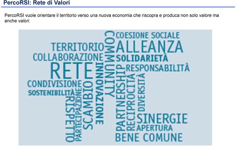 una nuova economia che riscopra e