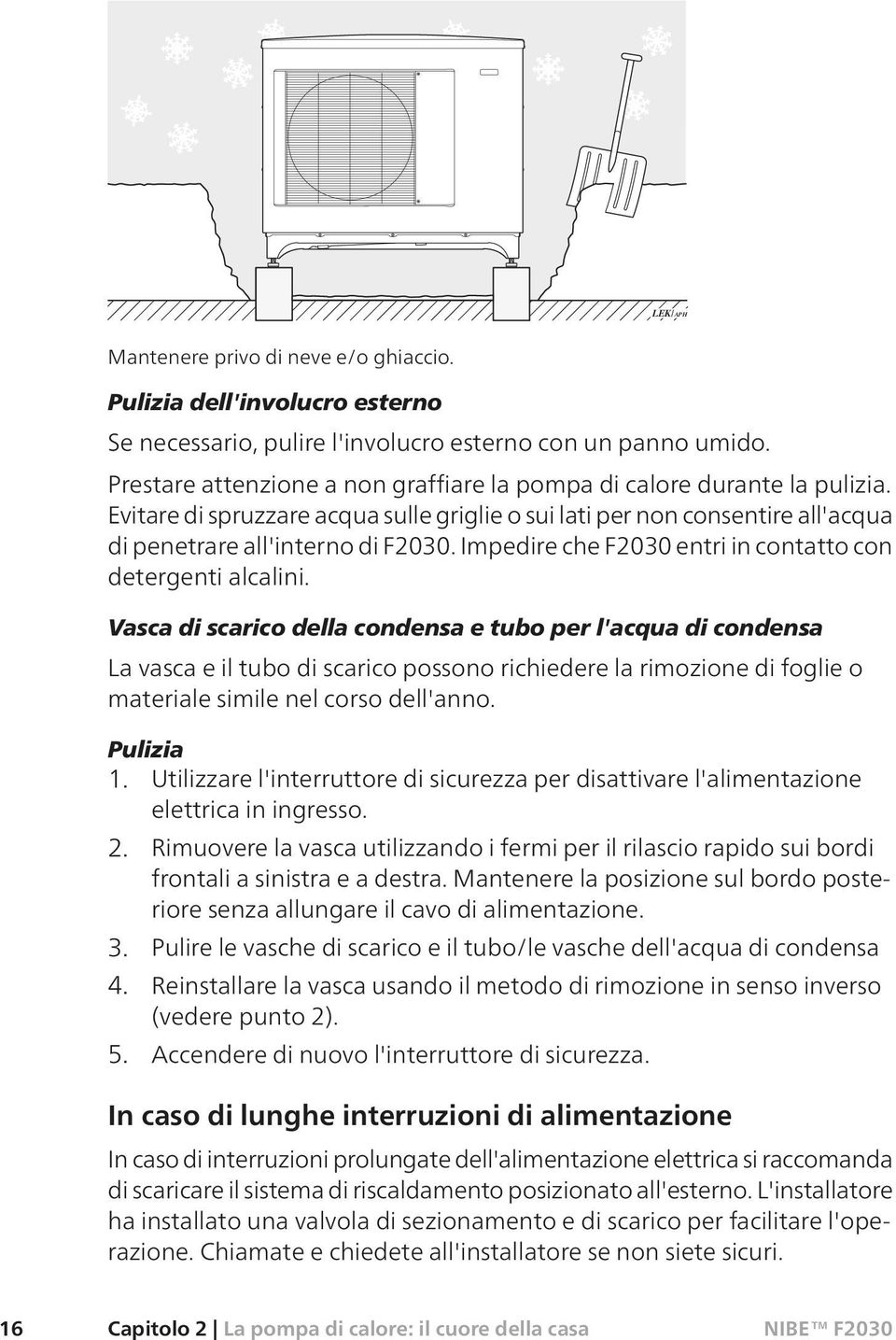 Impedire che F2030 entri in contatto con detergenti alcalini.