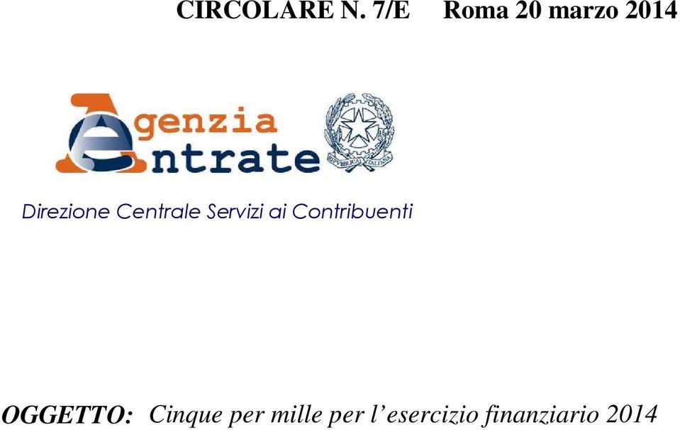 Centrale Servizi ai Contribuenti