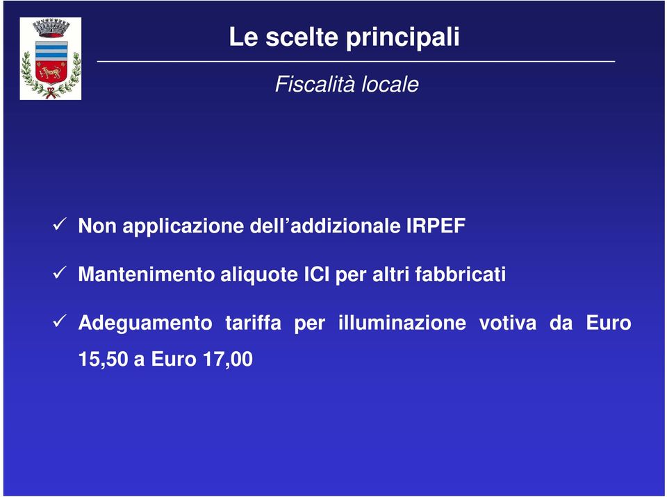 aliquote ICI per altri fabbricati Adeguamento