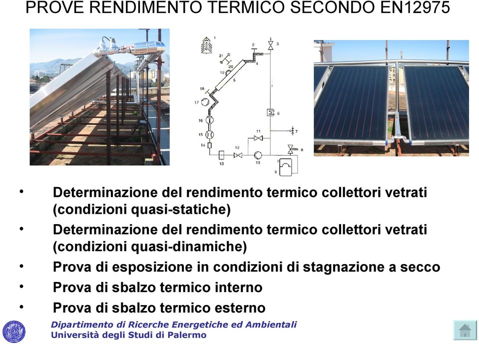 quasi-dinamiche) Prova di esposizione in condizioni di stagnazione a secco Prova di sbalzo termico