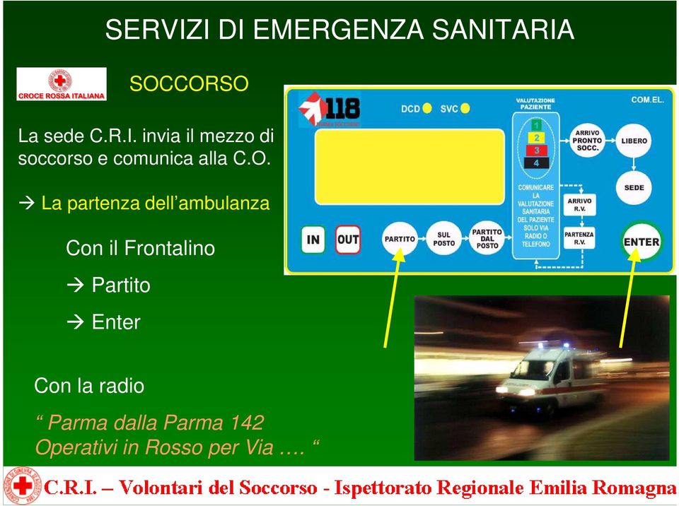 Enter Con la radio Parma dalla Parma 142 Operativi in