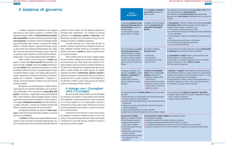 Tutti affermano che i principali beneficiari delle attività della Regionale sono le Avis associate, coerentemente con il suo ruolo istituzionale.