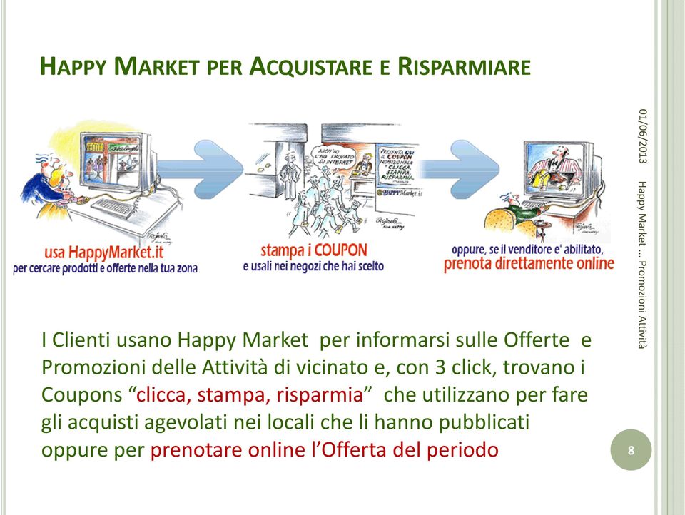 stampa, risparmia che utilizzano per fare gli acquisti agevolati nei locali che li