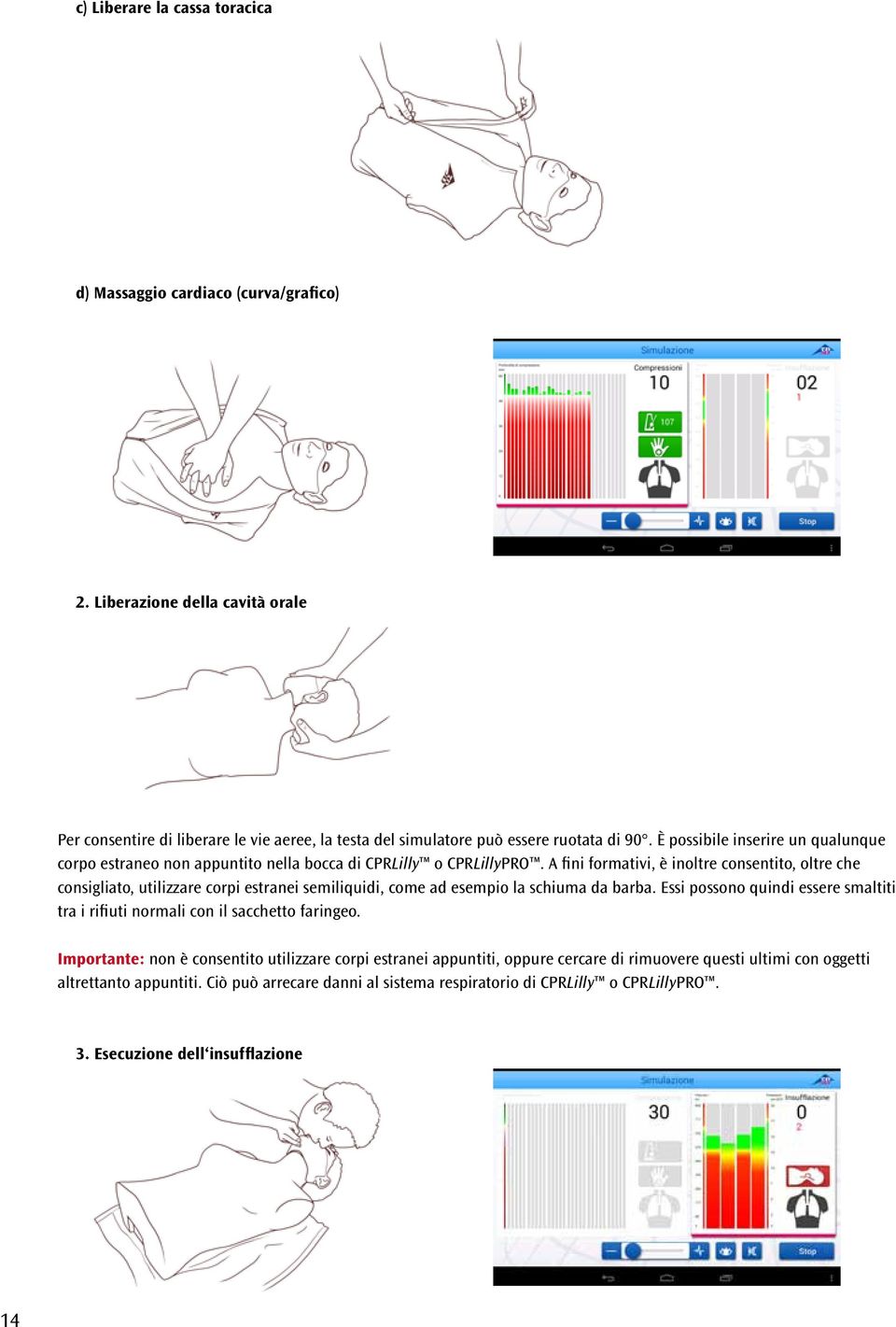 A fini formativi, è inoltre consentito, oltre che consigliato, utilizzare corpi estranei semiliquidi, come ad esempio la schiuma da barba.