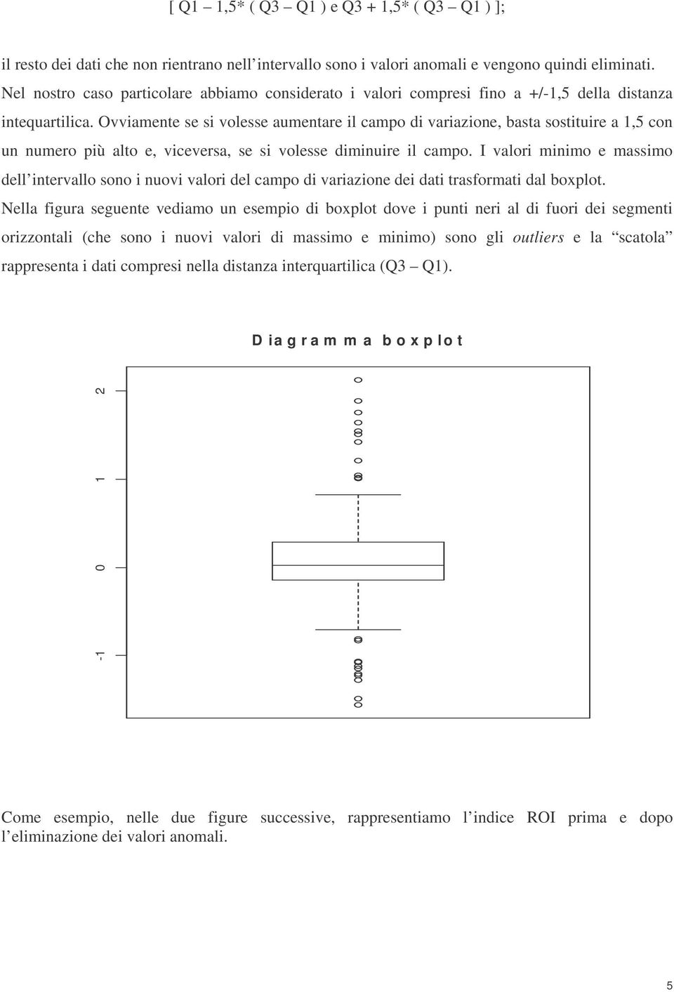 Ovviamente se si volesse aumentare il campo di variazione, basta sostituire a 1,5 con un numero più alto e, viceversa, se si volesse diminuire il campo.