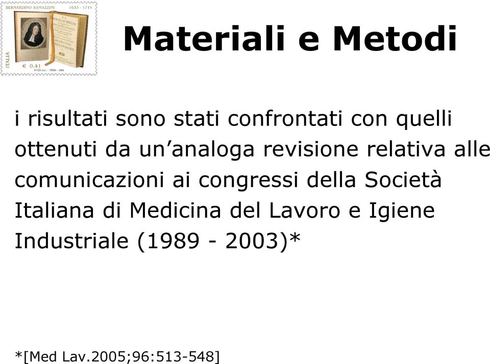 comunicazioni ai congressi della Società Italiana di