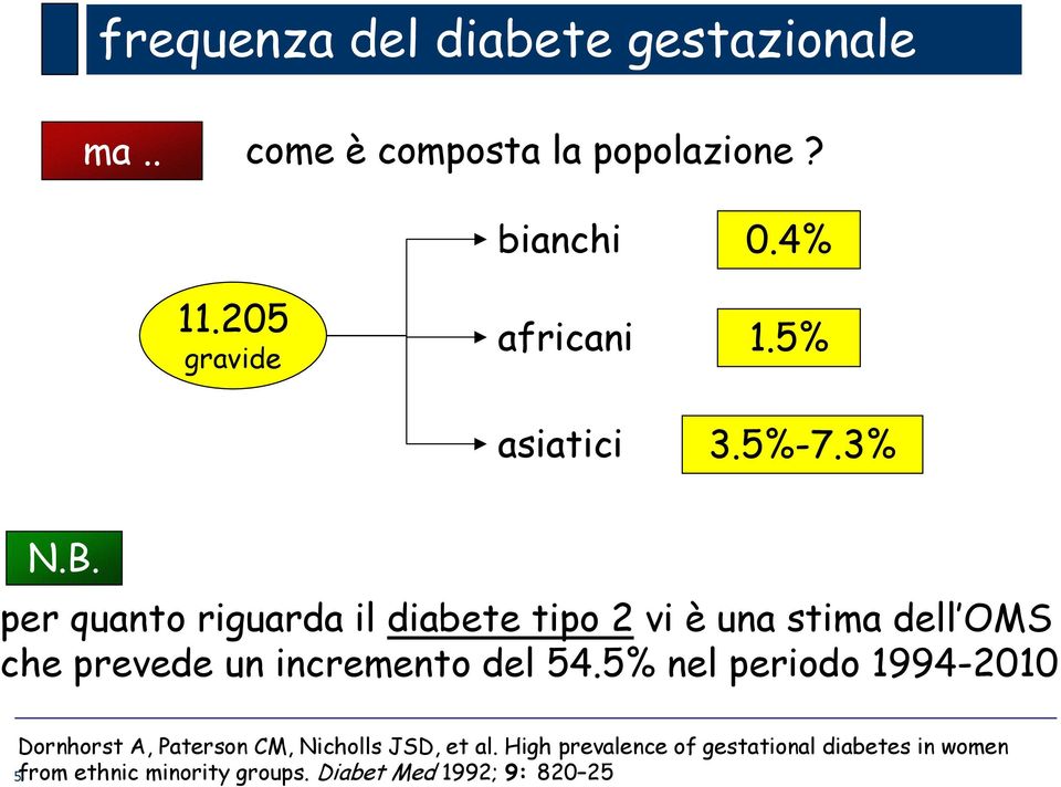 per quanto riguarda il diabete tipo 2 vi è una stima dell OMS che prevede un incremento del 54.