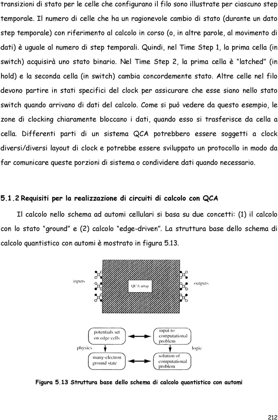 temporali. Quindi, nel Time Step 1, la prima cella (in switch) acquisirà uno stato binario.