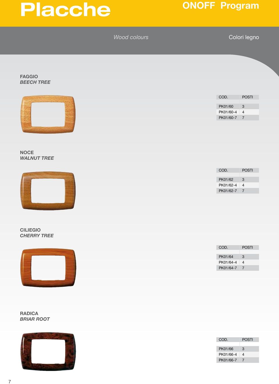 PK01/62 PK01/62- PK01/62- CILIEGIO CHERRY TREE PK01/6