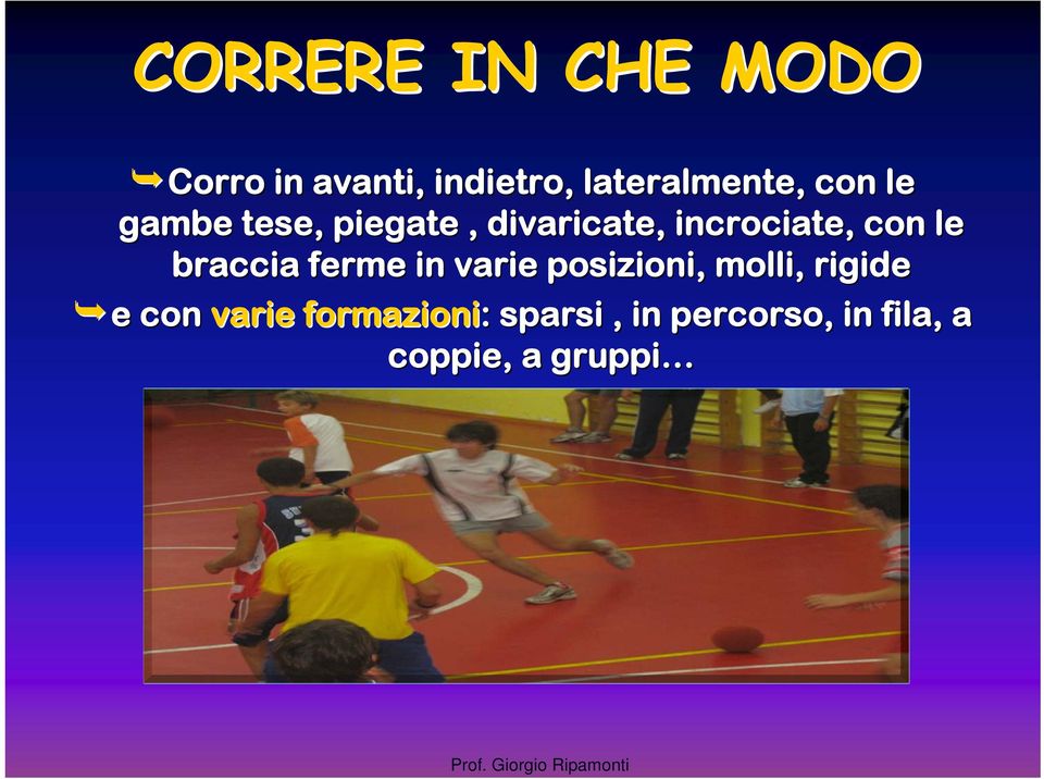 braccia ferme in varie posizioni, molli, rigide e e con