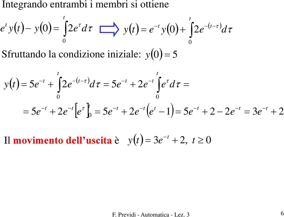 ( ) 3 5 1 5 5 + + + + ( ), 3 + Il movmno ll