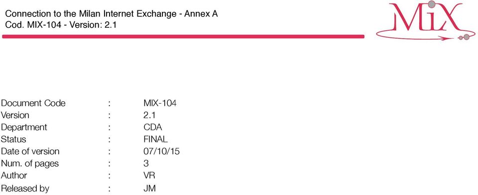 Date of version : 07/10/15 Num.