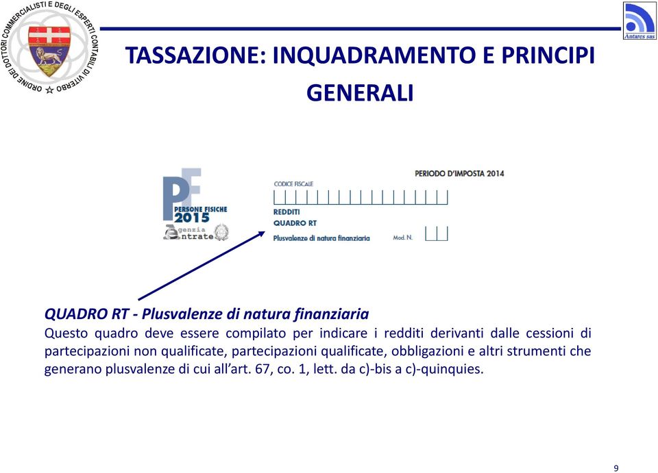 cessioni di partecipazioni non qualificate, partecipazioni qualificate, obbligazioni e