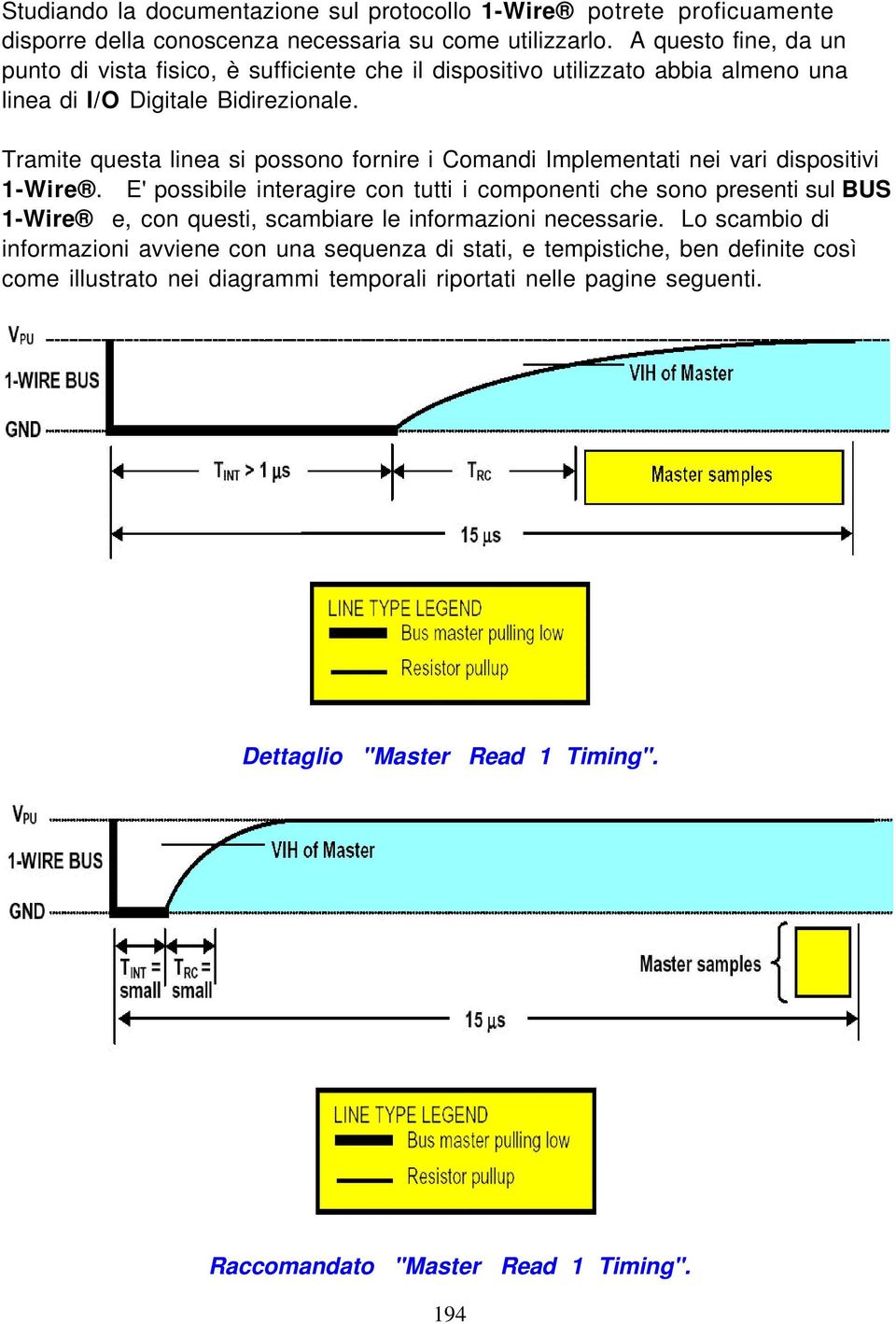 Tramite questa linea si possono fornire i Comandi Implementati nei vari dispositivi 1-Wire.