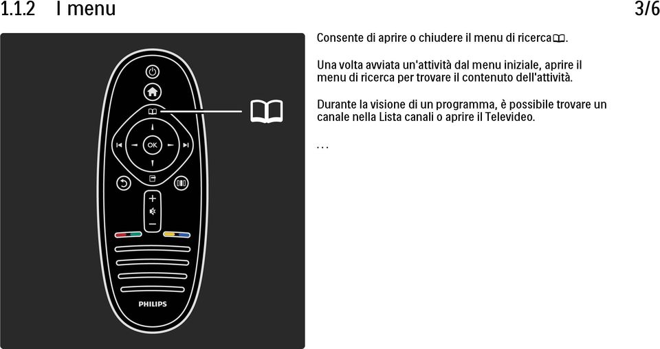 ricerca per trovare il contenuto dell'attività.