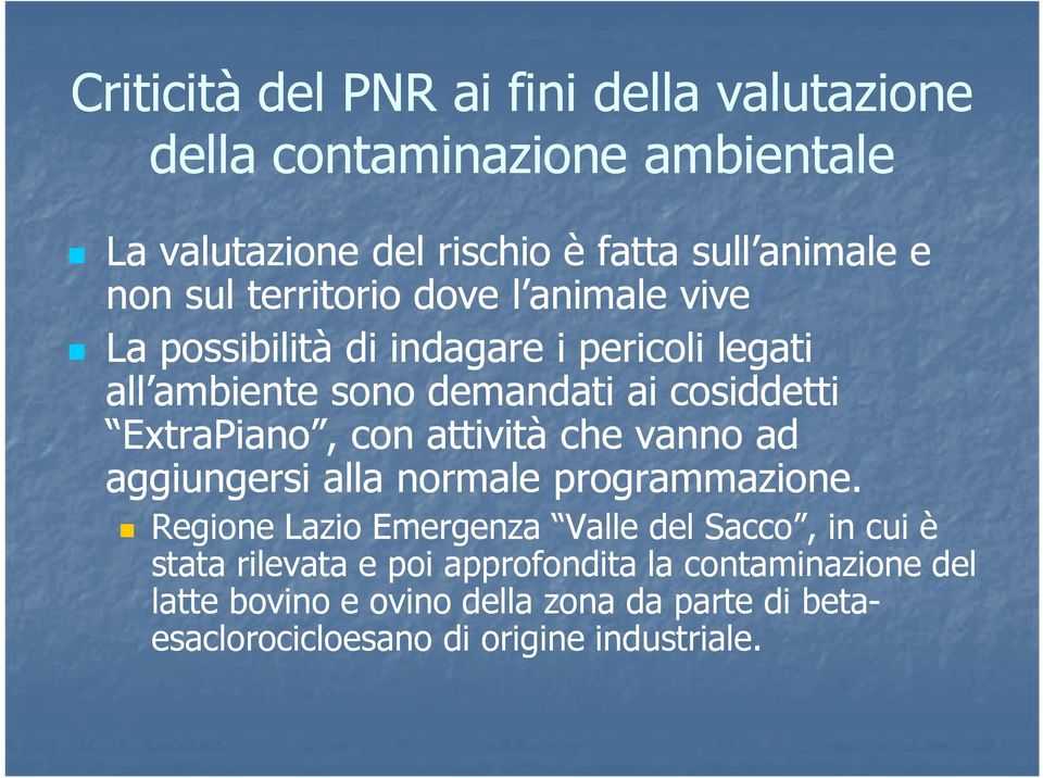 ExtraPiano, con attività che vanno ad aggiungersi alla normale programmazione.