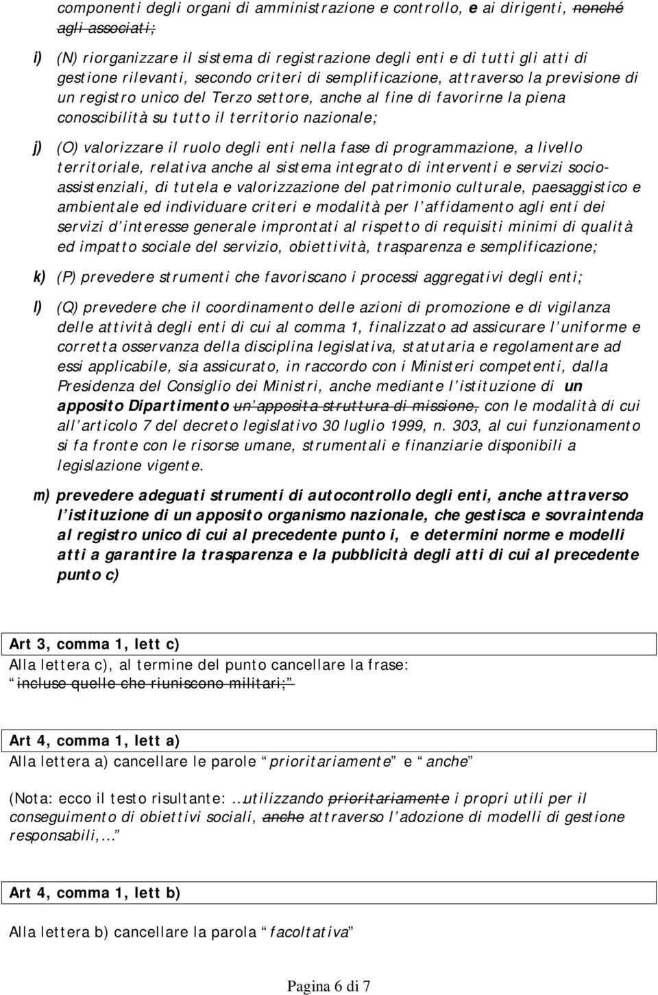 valorizzare il ruolo degli enti nella fase di programmazione, a livello territoriale, relativa anche al sistema integrato di interventi e servizi socioassistenziali, di tutela e valorizzazione del