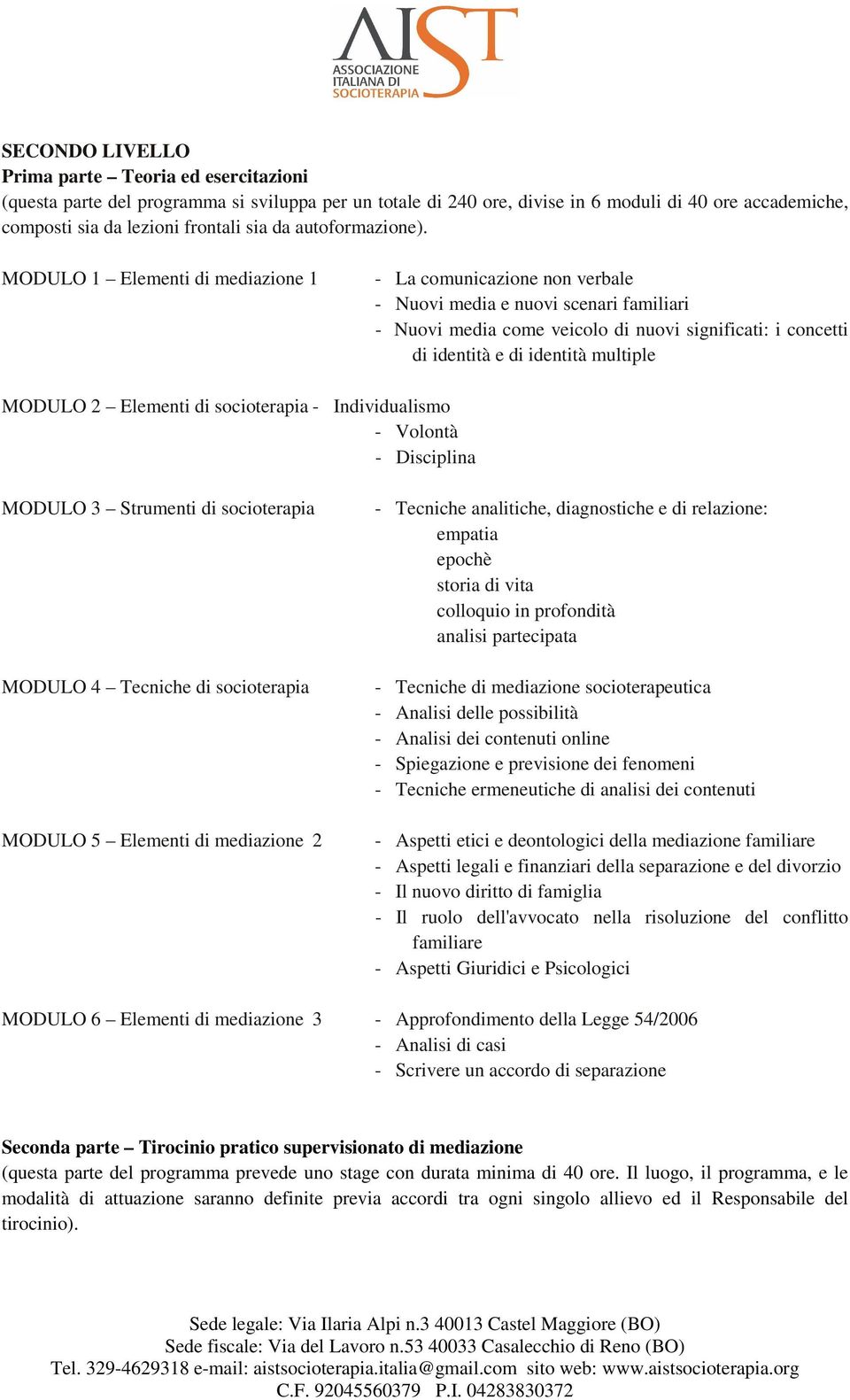 MODULO 1 Elementi di mediazione 1 - La comunicazione non verbale - Nuovi media e nuovi scenari familiari - Nuovi media come veicolo di nuovi significati: i concetti di identità e di identità multiple