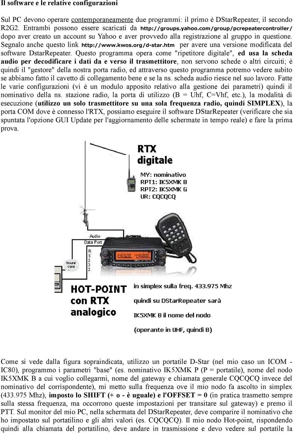 htm per avere una versione modificata del software DstarRepeater.