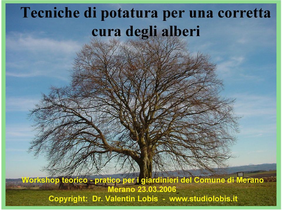 giardinieri del Comune di Merano Merano 23.03.