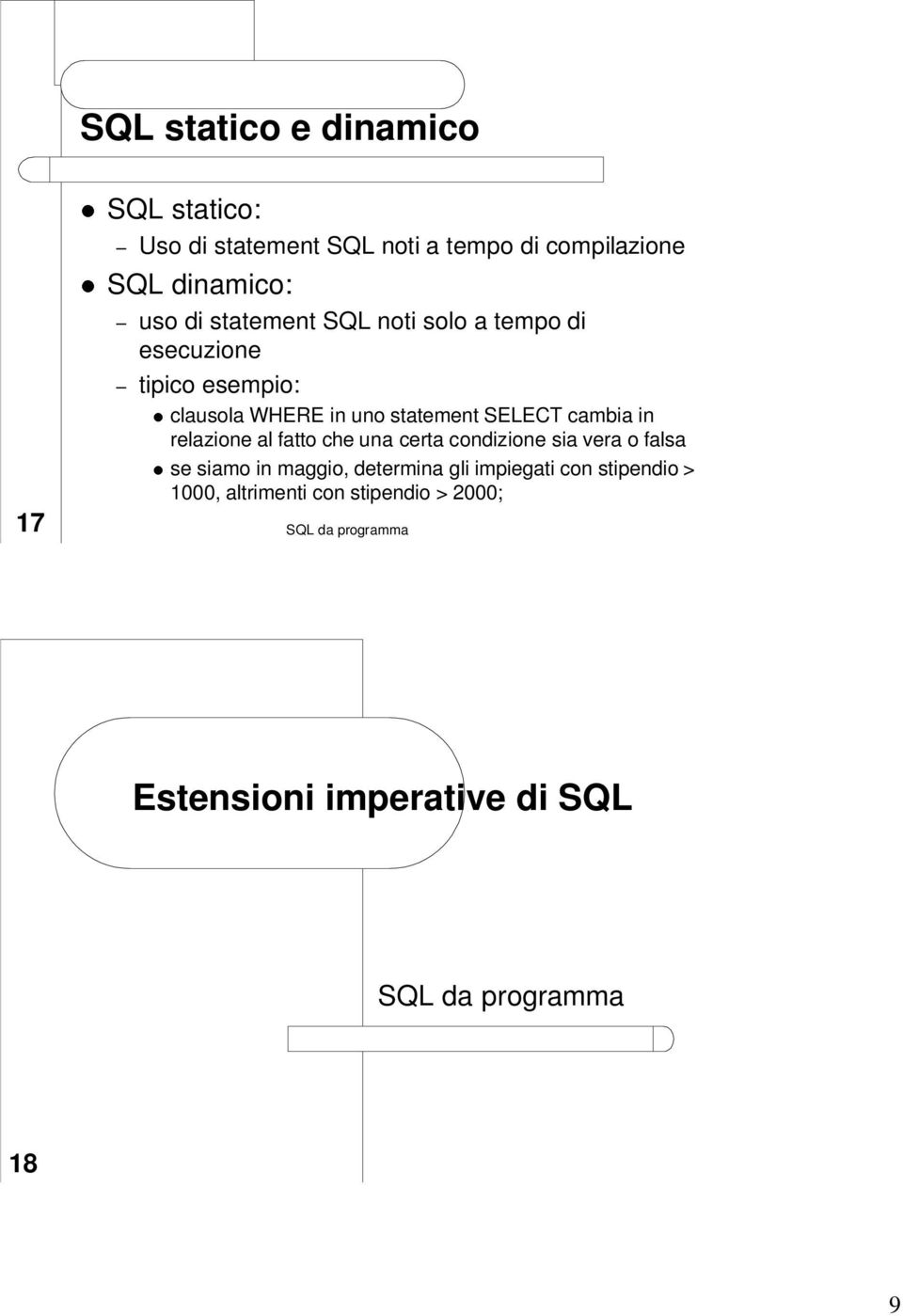 SELECT cambia in relazione al fatto che una certa condizione sia vera o falsa se siamo in maggio,