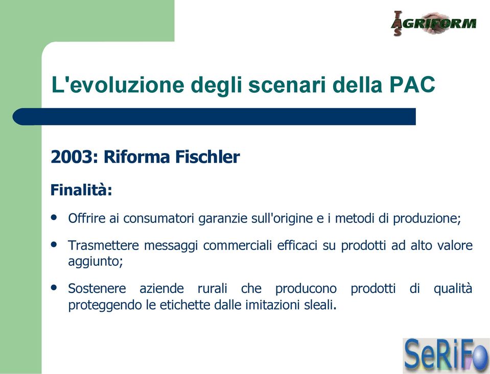 commerciali efficaci su prodotti ad alto valore aggiunto; Sostenere aziende