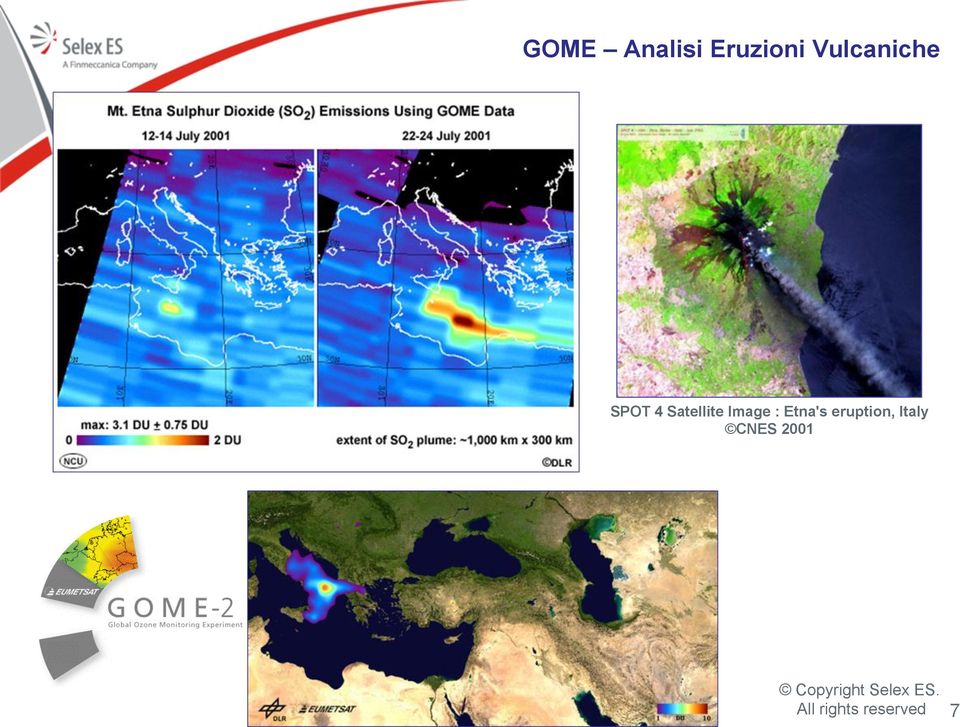 eruption, Italy CNES 2001