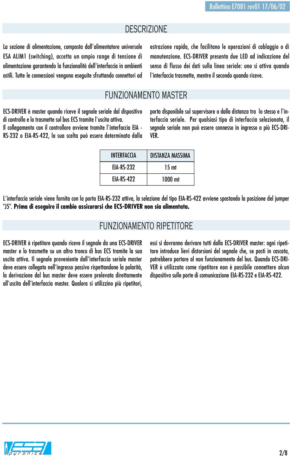 - preseta due LED ad idicazioe del seso di flusso dei dati sulla liea seriale: uo si attiva quado l'iterfaccia trasmette, metre il secodo quado riceve.