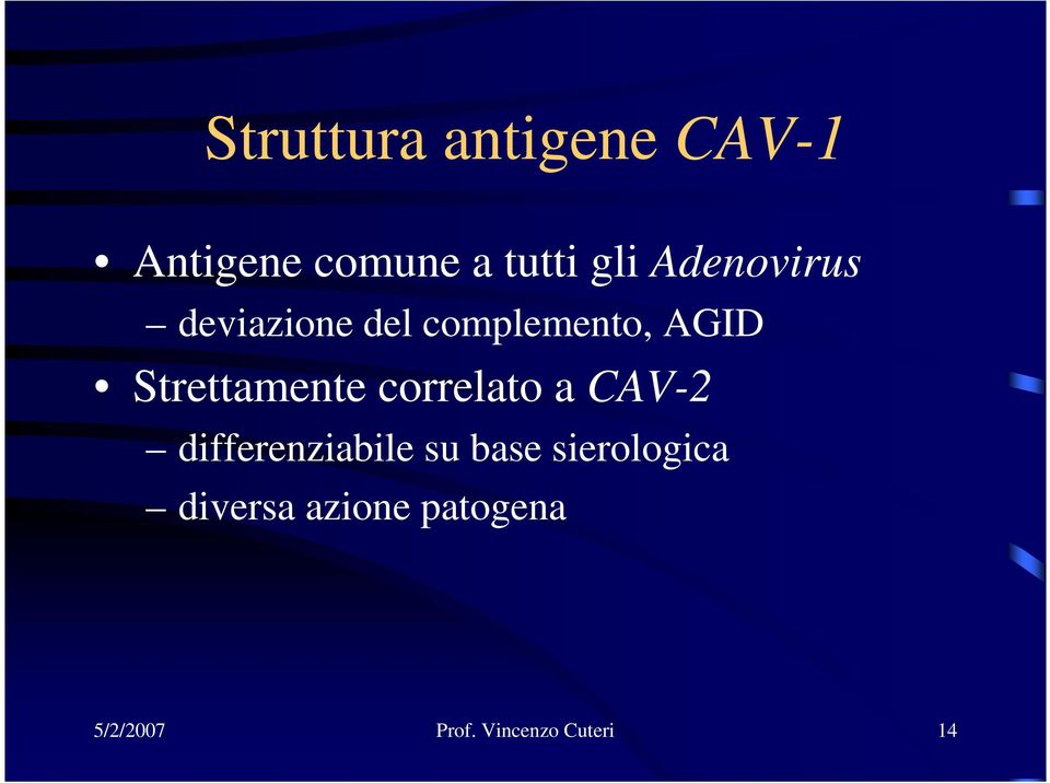 Strettamente correlato a CAV-2 differenziabile su base