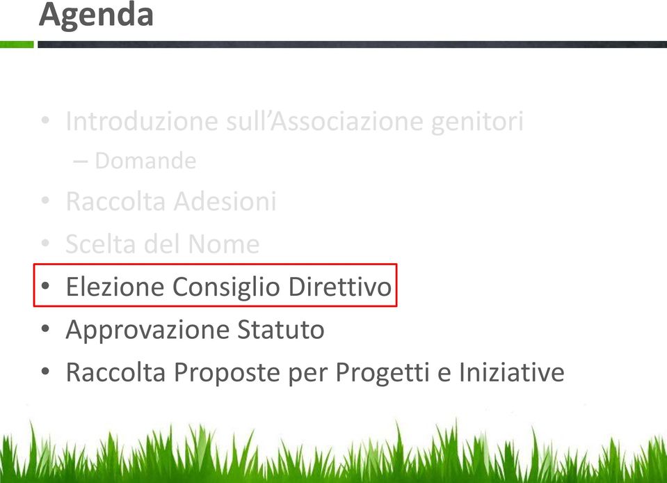 Nome Elezione Consiglio Direttivo