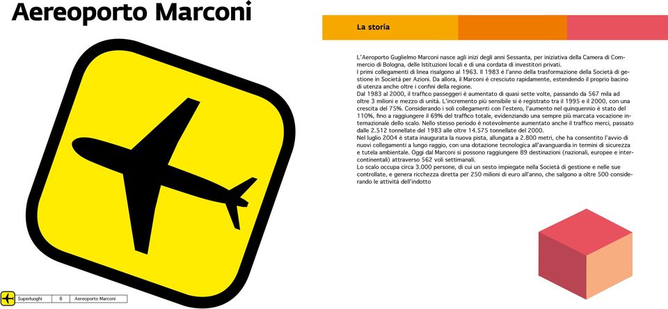 Da allora, il Marconi è cresciuto rapidamente, estendendo il proprio bacino di utenza anche oltre i confini della regione.