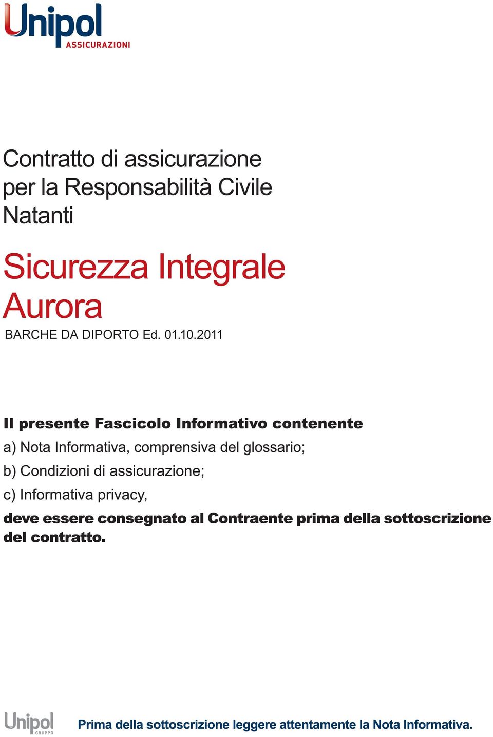 Natanti Sicurezza Integrale