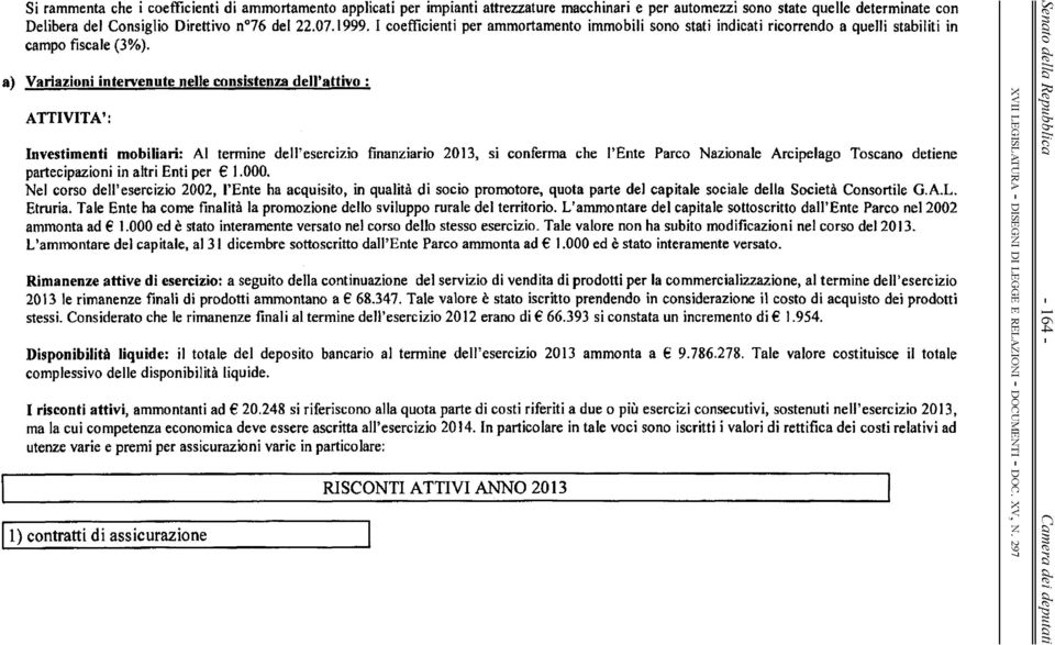 ) Vriii itrvut ll csist dll'ttiv : ATTVTA': vstimti mbiliri: Al trmi dll'srcii fiiri 213, si cfrm ch l'et Prc il Arciplg Tsc dti prtcipii i ltri Eti pr 1.