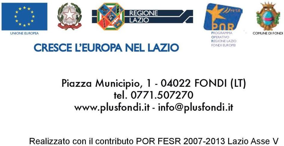 (LT) tel. 0771.507270 www.plusfondi.it - info@plusfondi.